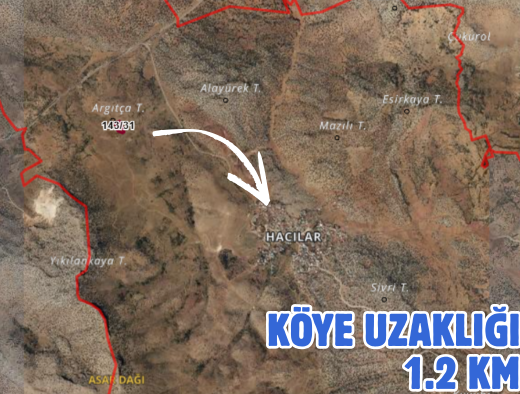 KONYA BOZKIR HACILAR 4.118 M² TARLA SATILIKTIR - KONYA BOZKIR fotoğraf 2